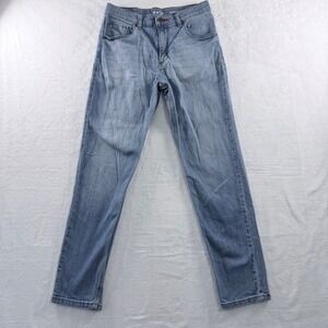 Wrangler‎ Jeans Regular Taper Light Wash Blue Stretch Denim 5-Pocket Size 14 Reg